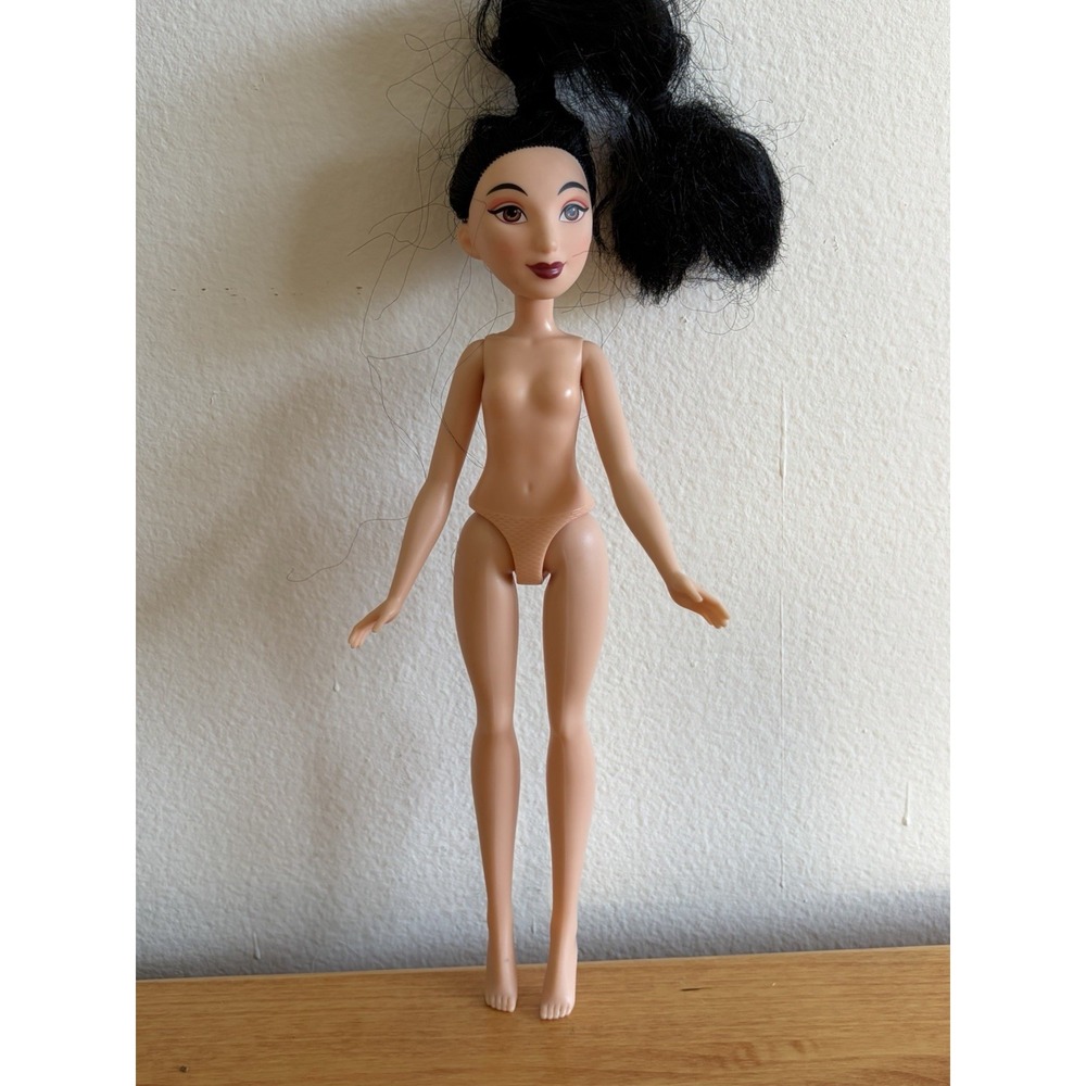 Disney Mulan Doll 11” Hasbro Toy Figure No Outfit